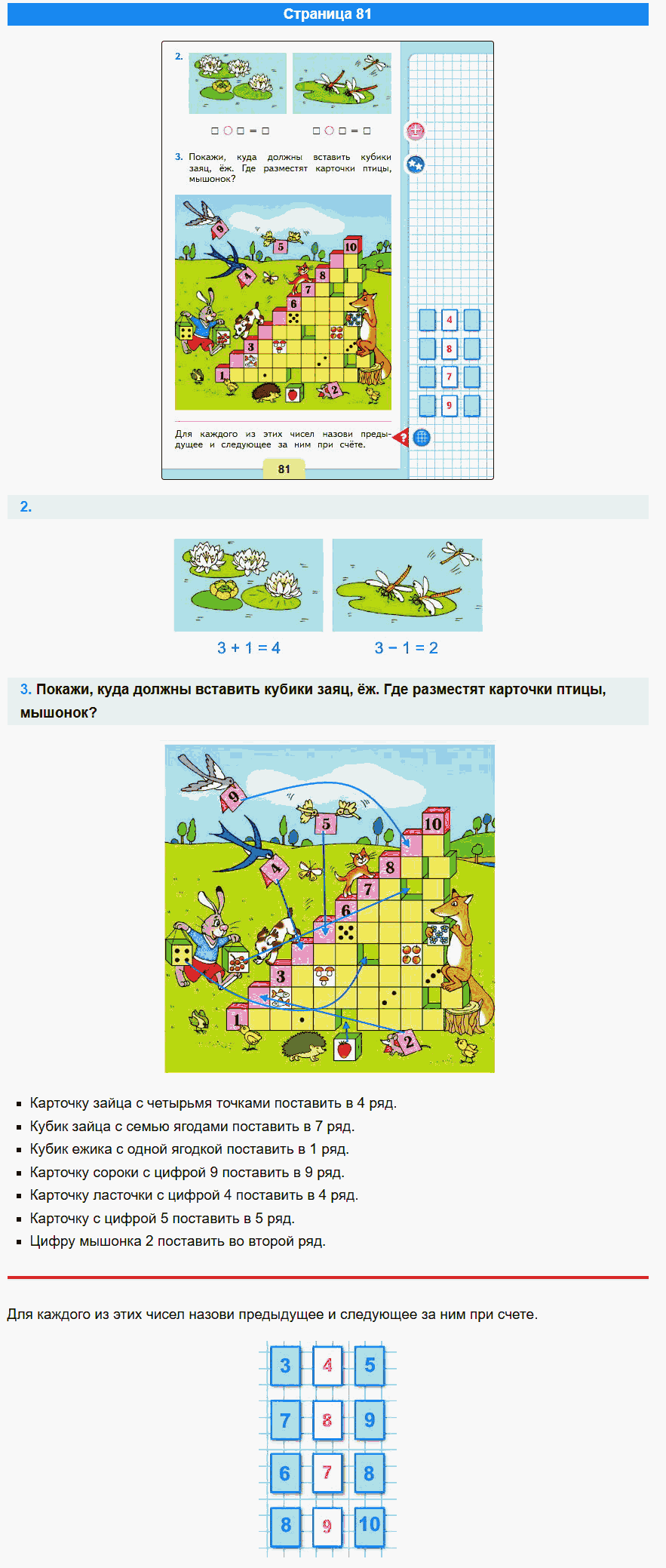 математика 1 класс моро учебник стр 81